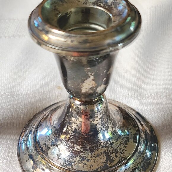 Vintage Gorham Sterling Silver pair Candlestick Holders #948 with original box - Picture 5 of 8
